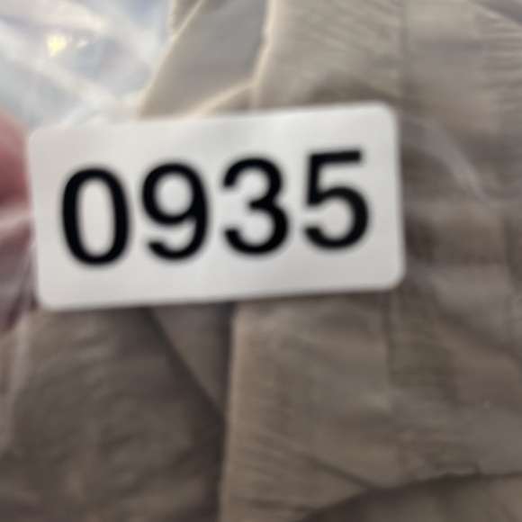 H Look Silk Blouse Button Up Puckered textured stripes M oversized - Picture 12 of 12